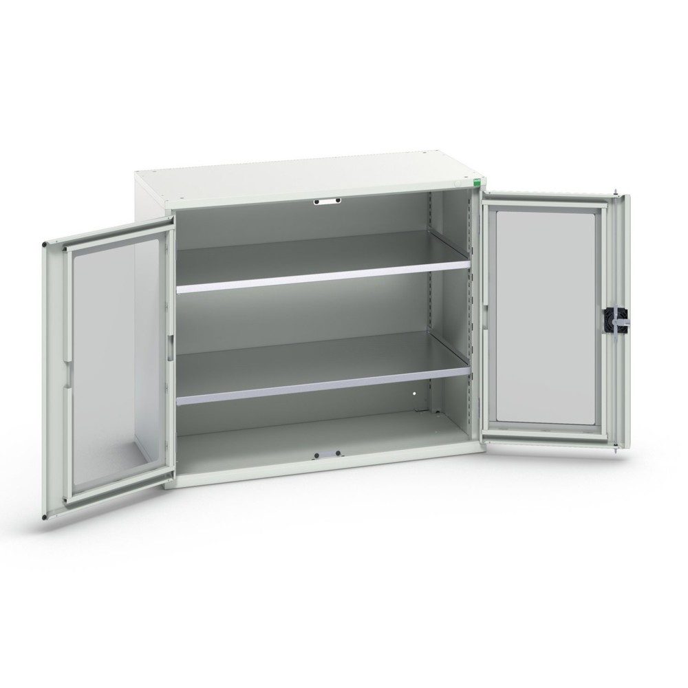 bott verso Beistellschrank mit Sichtfenster, mit 2 Fachböden, BxTxH: 1050 x 550 x 900 mm