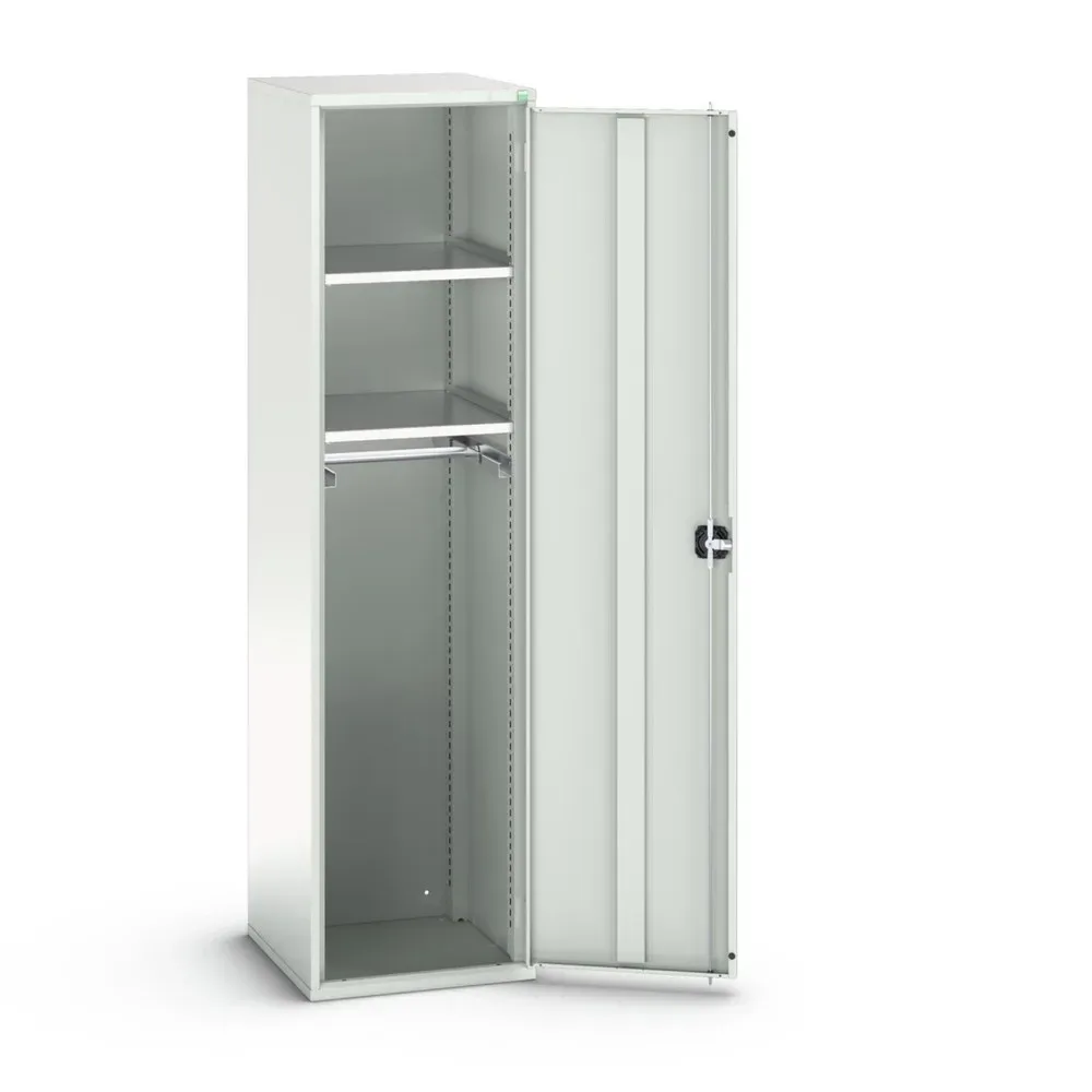 bott verso Garderobenschrank, mit 2 Fachböden und 1 Kleiderstange, BxTxH: 525 x 550 x 2000 mm