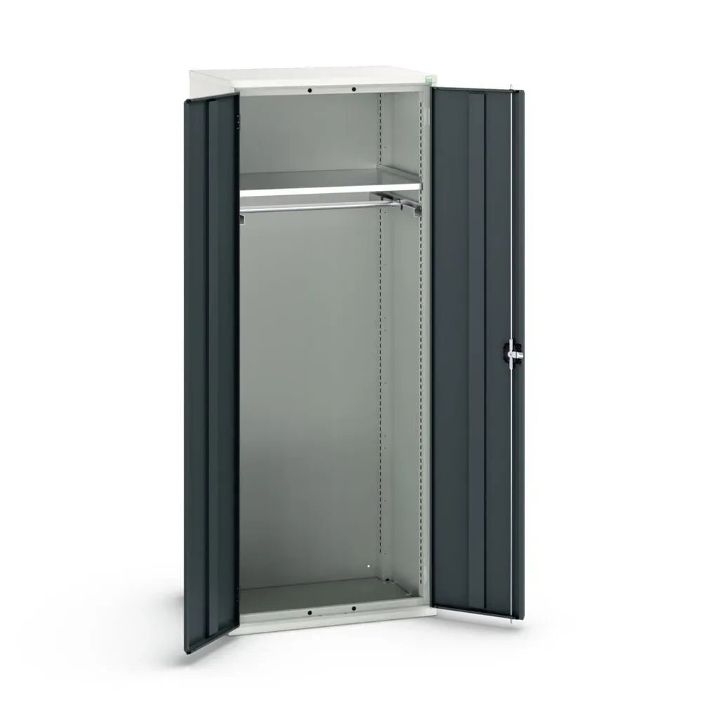 bott verso Flügeltürschrank, mit 1 Fachboden und 1 Kleiderstange, BxTxH: 800 x 550 x 2000 mm