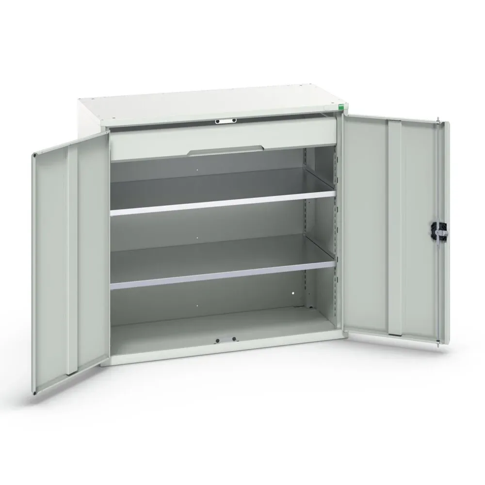 bott verso Beistellschrank mit Schublade, mit 2 Fachböden und 1 Schublade, BxTxH: 1050 x 550 x 1000 mm