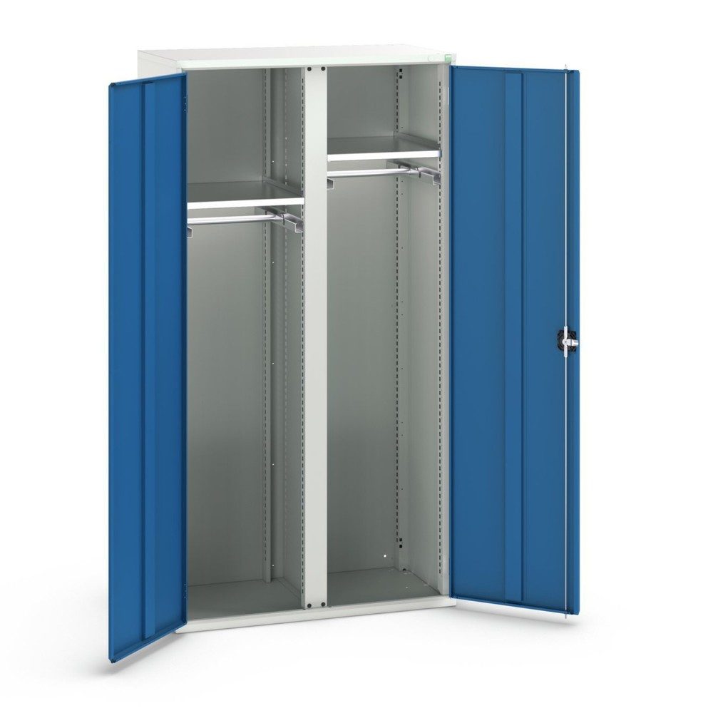 bott verso Flügeltürschrank mit Schubladen, mit 2 Fachböden und 2 Kleiderstangen, BxTxH: 1050 x550 x 2000 mm