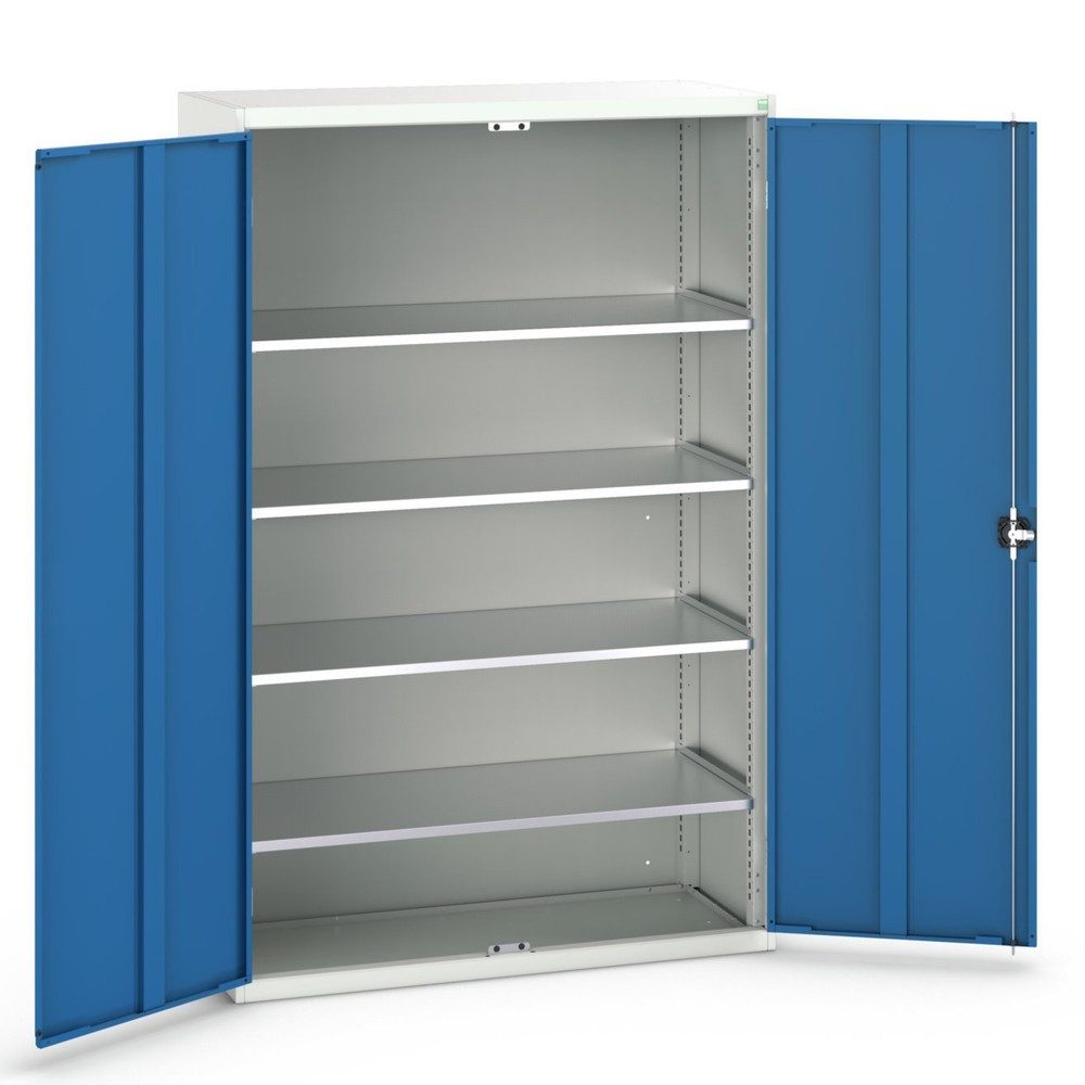 bott verso Flügeltürschrank, mit 4 Fachböden, BxTxH: 1300 x 550 x 2000 mm
