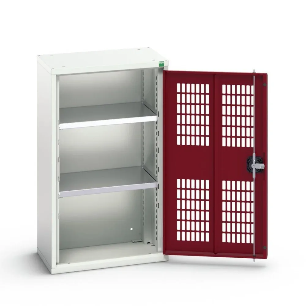 bott verso Flügeltürschrank mit Belüftung, mit 2 Fachböden, BxTxH: 525 x 350 x 900 mm