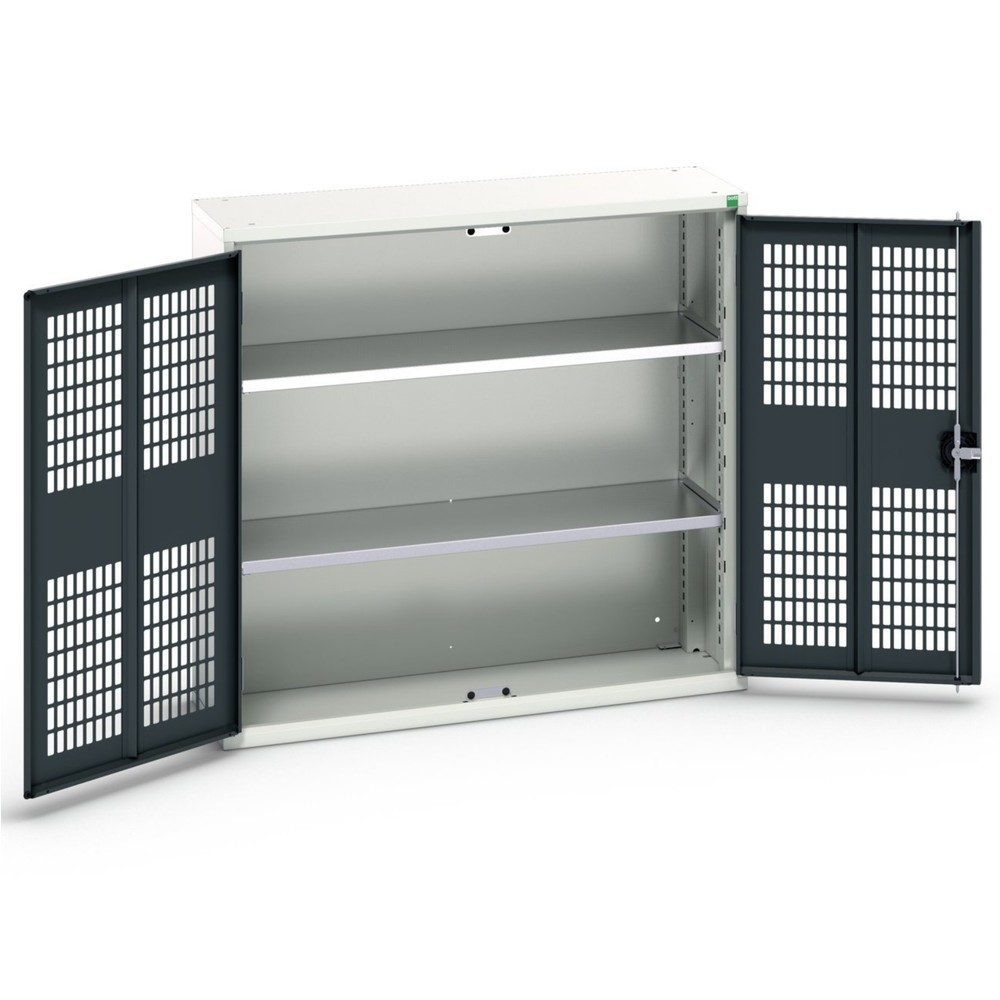 bott verso Flügeltürschrank mit Belüftung, mit 2 Fachböden, BxTxH: 1050 x 350 x 1000 mm