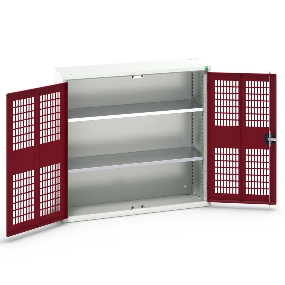 bott verso Flügeltürschrank mit Belüftung, mit 2 Fachböden, BxTxH: 1050 x 350 x 1000 mm