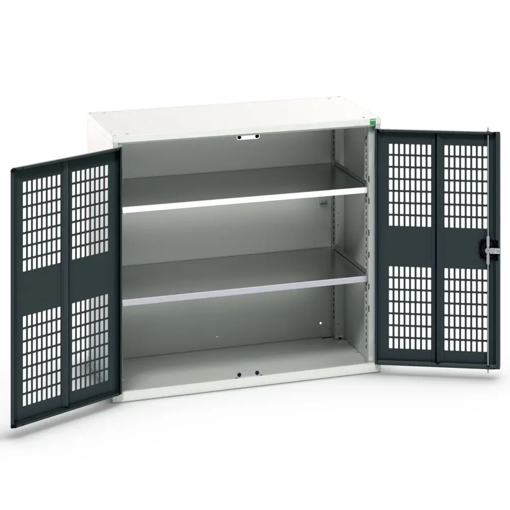 bott verso Flügeltürschrank mit Belüftung, mit 2 Fachböden, BxTxH: 1050 x 550 x 1000 mm