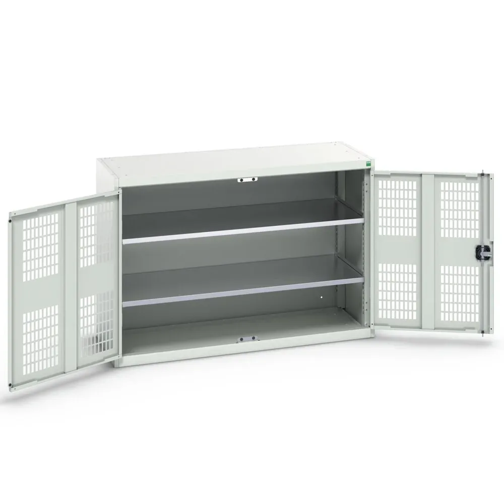 bott verso Flügeltürschrank mit Belüftung, mit 2 Fachböden, BxTxH: 1300 x 550 x 900 mm