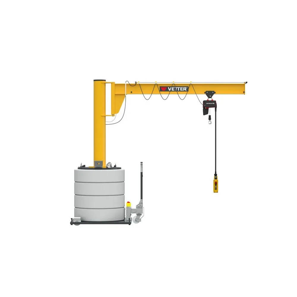 VETTER® Schwenkkran inkl. LIFTKET Elektrokettenzug, Schwenkbereich 270°, Ausladung 3.000 mm, TK 125 kg