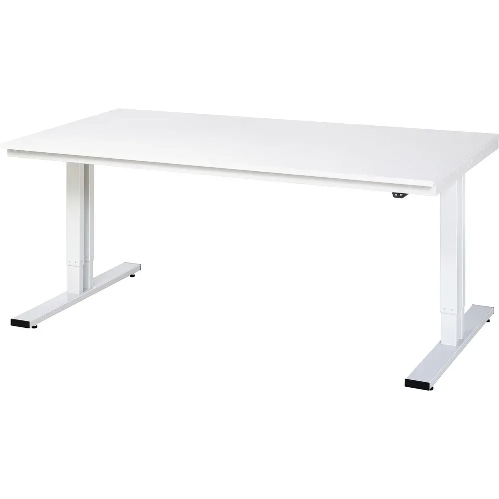 Arbeitstisch Serie adlatus 300, Melamin-Platte, B 2000 x T 1000 x H 720 - 1120 mm