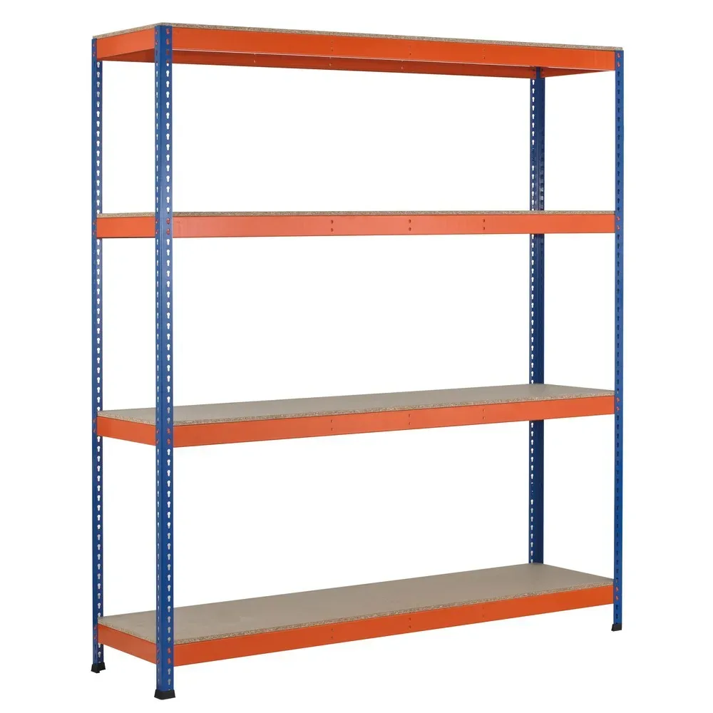 SCHULTE Weitspannregal, mit Spanplatten, GF, HxBxT 3.048 x 1.536 x 469 mm