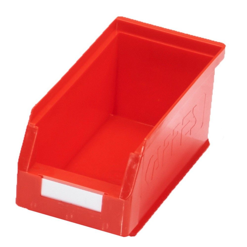 Kappes RasterPlan® Sichtlagerkasten, HxBxT 130 x 140 x 290 mm, rot