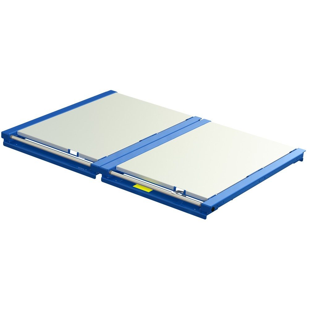 XL-Palettenauszug, Tragkraft 1.200 kg, 70 % Auszugstiefe, BxT 1.700 x 1.200 mm, mit Stahlboden