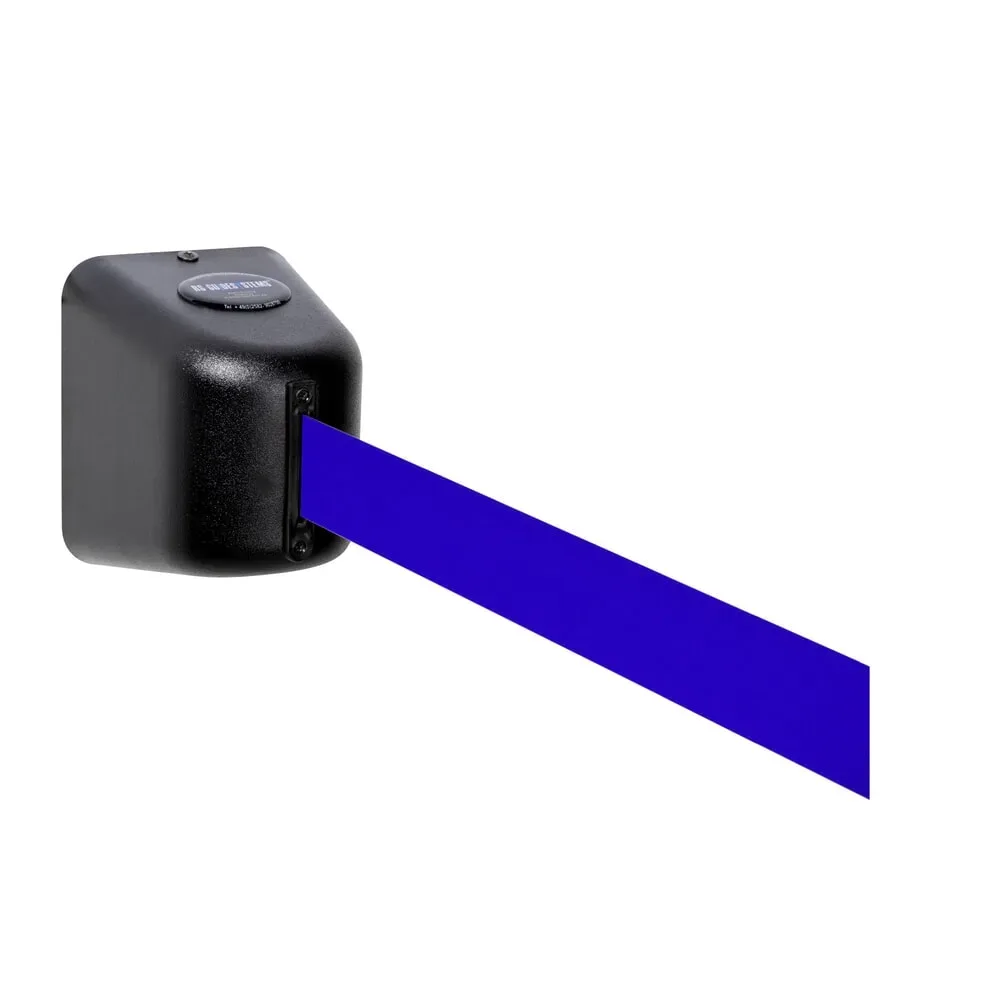 RS-GUIDESYSTEMS® Wandgurt mit Kunststoffgehäuse, Auszugslänge 5 m, blau