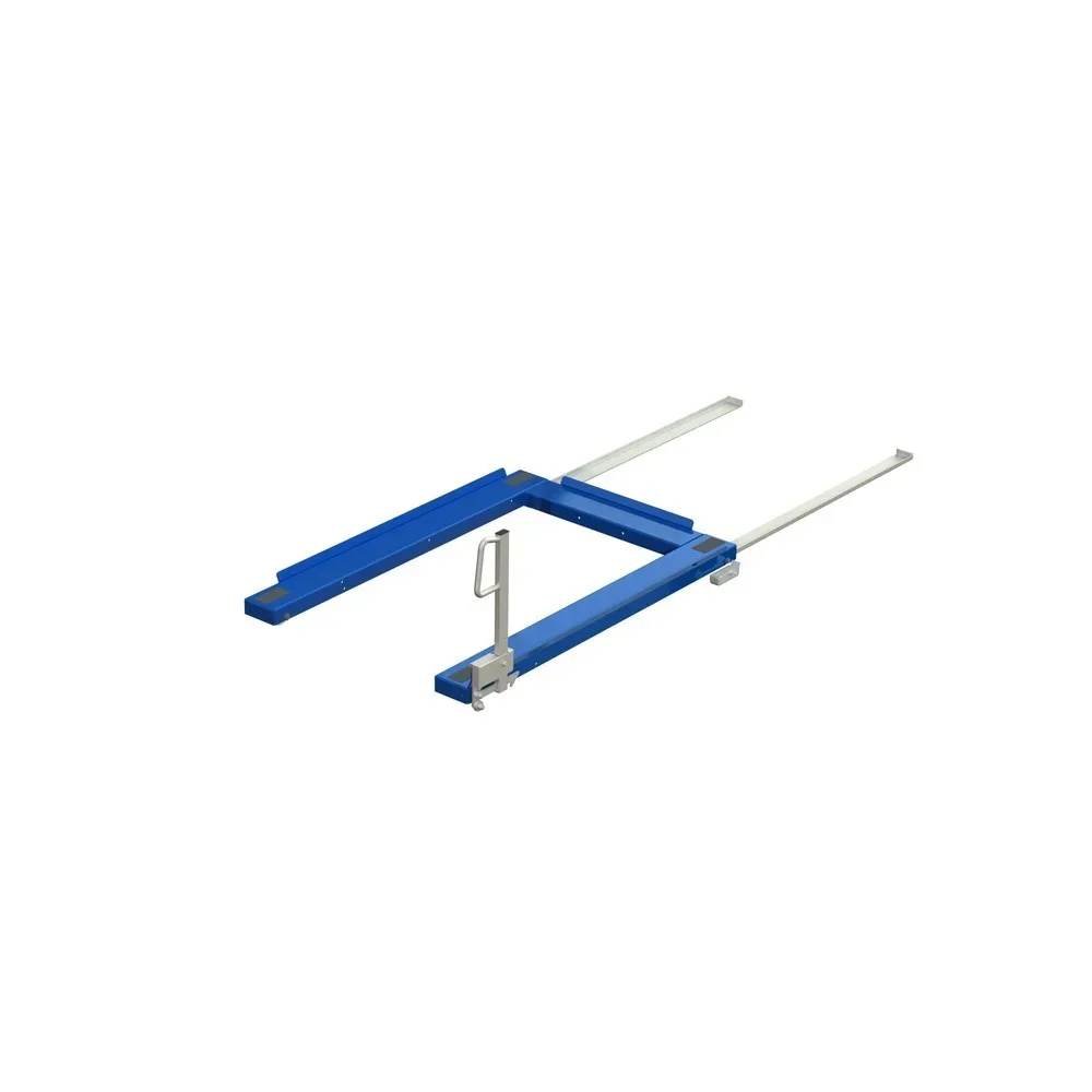 Palettenauszug, Bodenmodell, Tragkraft 800 kg, 85 % Auszugstiefe, mit 500 mm Easy-Action-Griff
