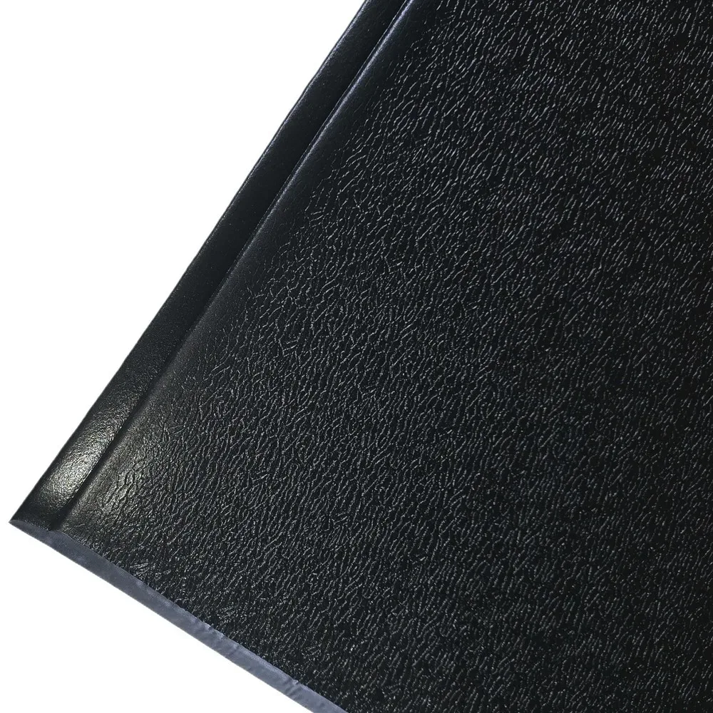 Steinbock® Anti-Ermüdungsmatte ErgoSoft, texturiert, 2-lagig, BxL 900 x 6.000 mm, schwarz