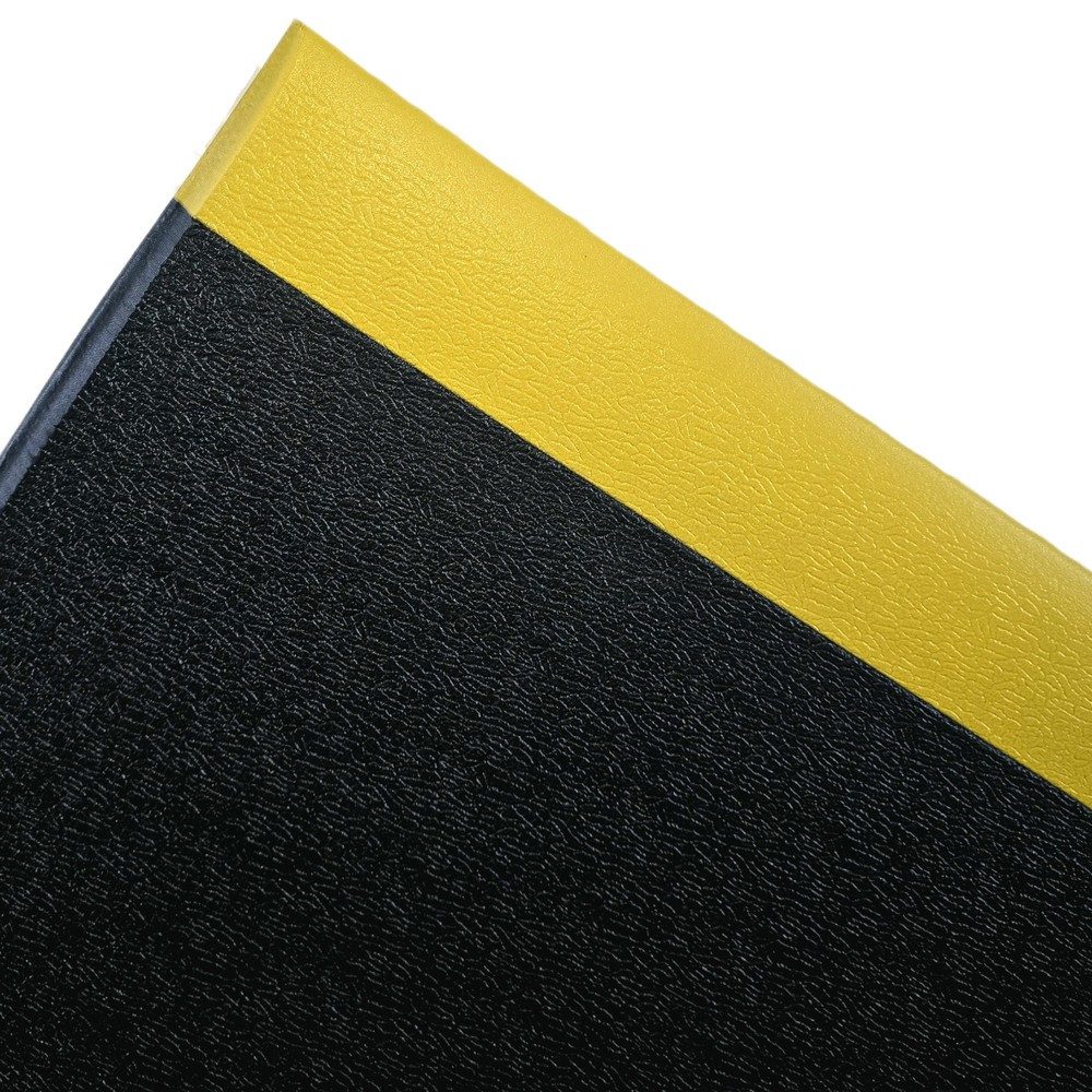 Steinbock® Anti-Ermüdungsmatte Ergo, texturiert, 1-lagig, BxL 1.200 x 1.000 mm, schwarz/gelb