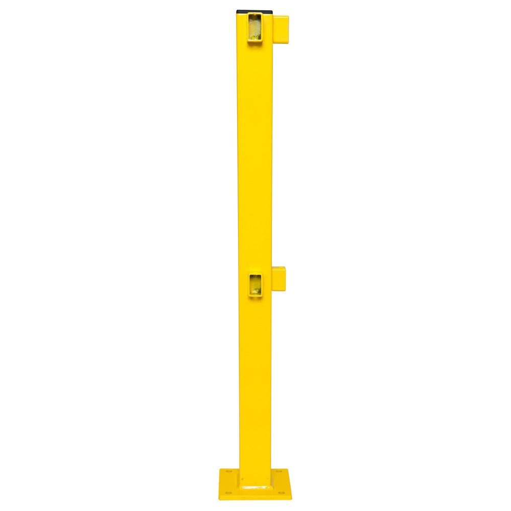 MORAVIA Eckpfosten für Rammschutzgeländer S-Line, Innenbereich, 1.000 mm Höhe