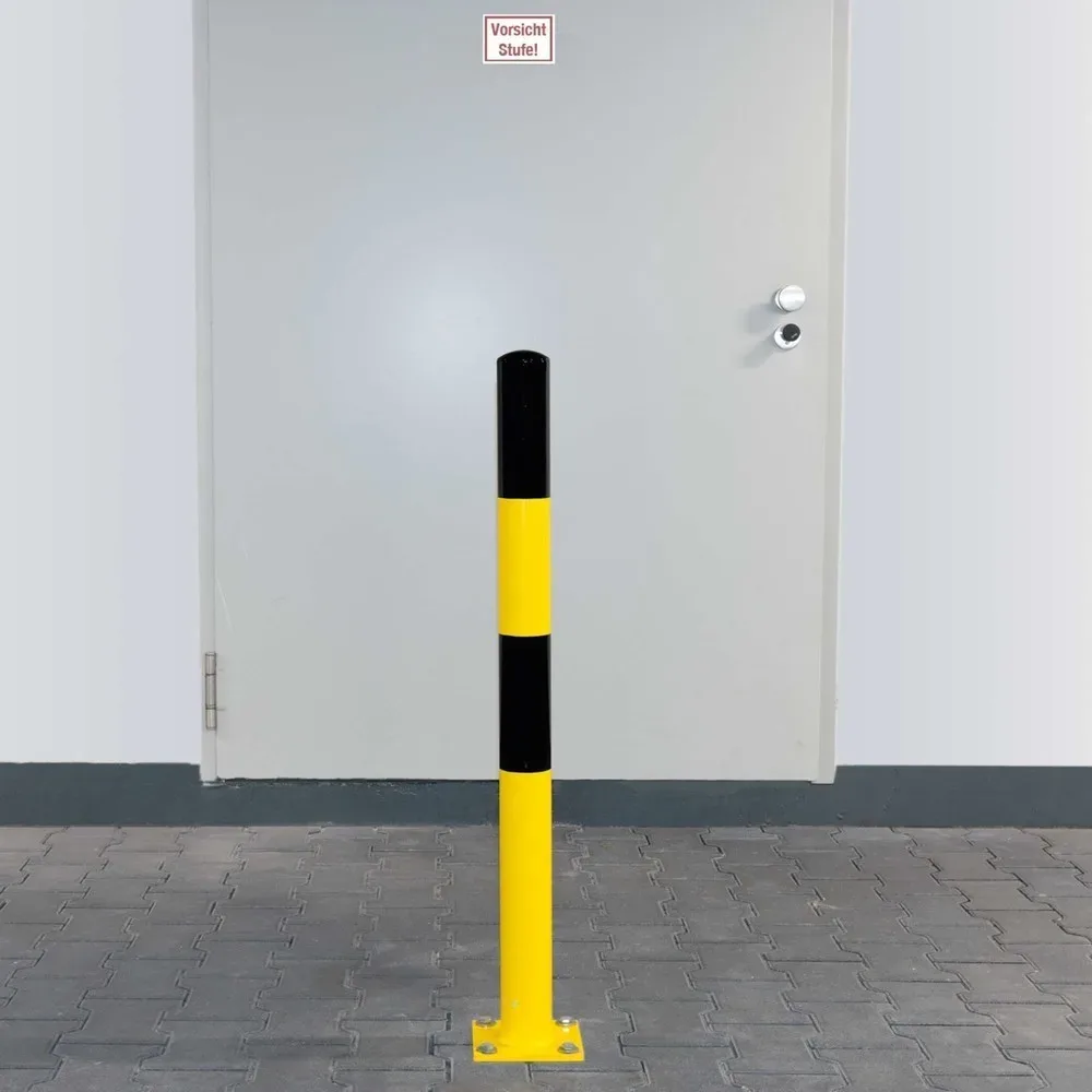 MORAVIA Rammschutzpoller, zum Aufdübeln, Aussenbereich, Höhe 1.200 mm, Ø 90 mm