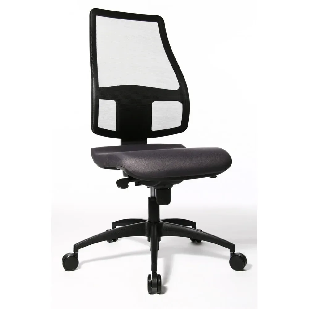 Topstar® Bürodrehstuhl Syncro, atmungsaktiver Netzrücken, anthrazit