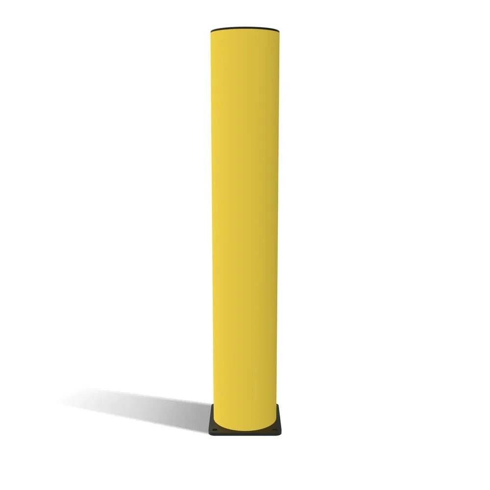 Rammschutz Poller Bravo, aus flexiblem Kunststoff, Gesamthöhe 1200 mm d-flexx