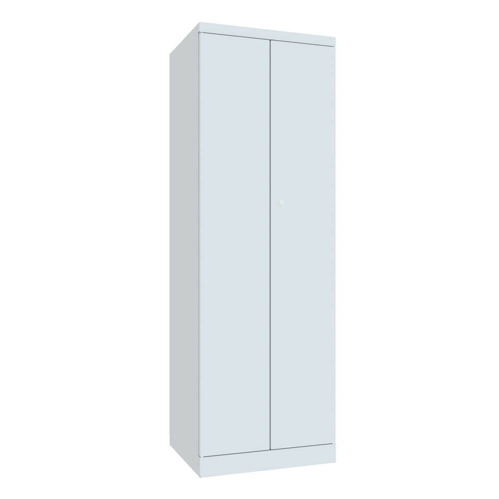 PAVOY Putzmittelschrank, HxBxT 1.800 x 600 x 500 mm, lichtgrau, lichtgrau