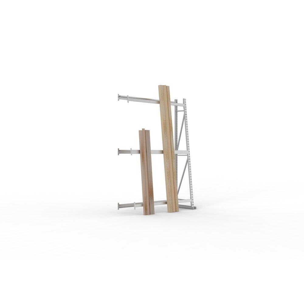 META Vertikalregal, einseitig, AF, HxBxT 2.200 x 1.400 x 500 mm
