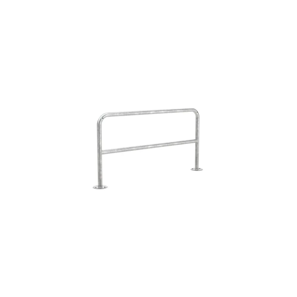 wsm® Anlehnbügel mit Knierohr, zum Aufdübeln, Länge 1.500 mm
