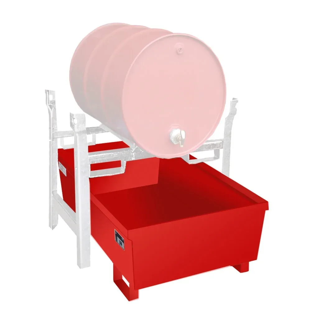 Bauer® Fassregal-Auffangwanne FRA-1, lackiert, Feuerrot