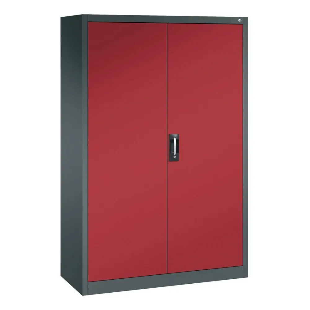 C+P Werkzeugschrank, Schubladen 4x86 + 2x174 mm, 6 Böden, Breite 1.200 mm, anthrazitgrau, rubinrot