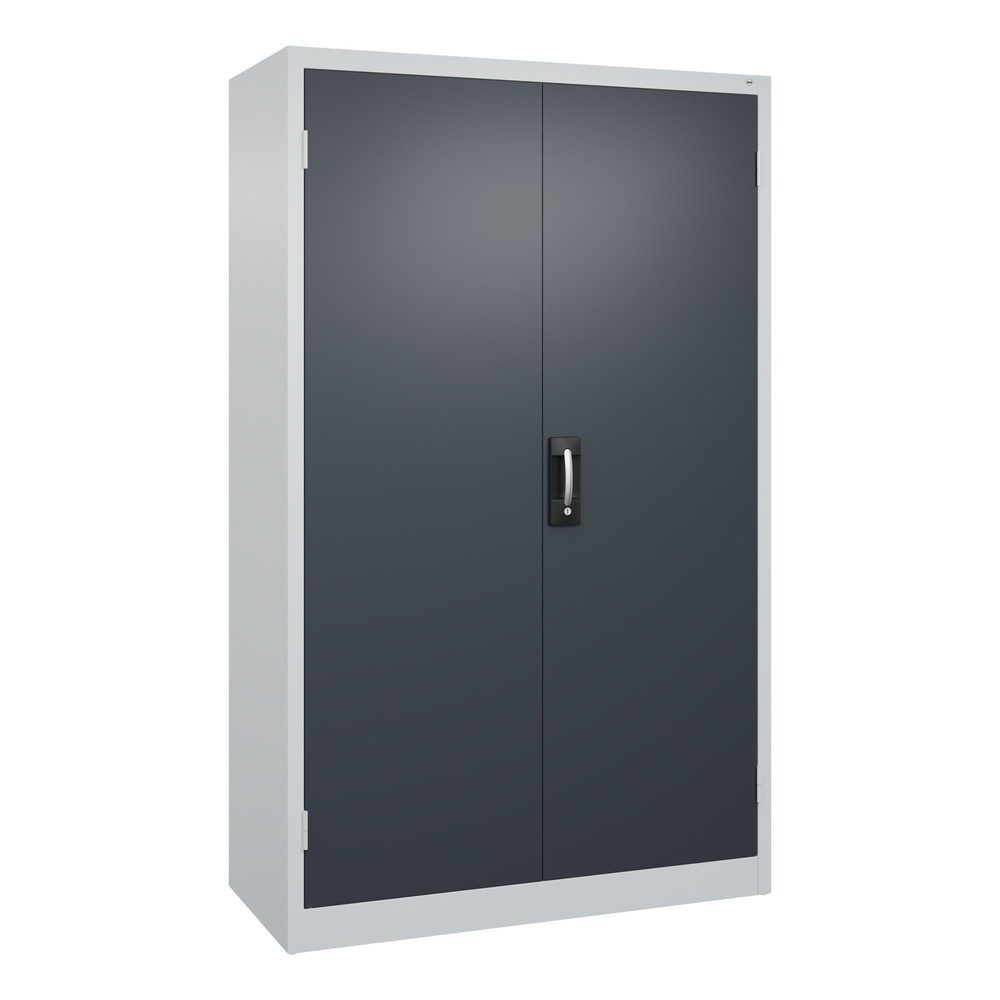 Werkstatt-Schwerlastschrank, Breite 1200 mm, Tiefe 500 mm, Tür anthrazit C+P