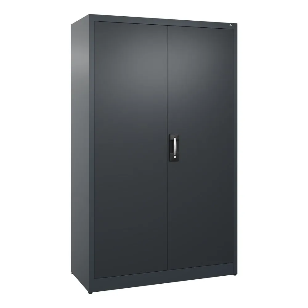 C+P Flügeltürenschrank, 5 OH, HxBxT 1.950 x 1.200 x 500 mm, anthrazitgrau, schwarzgrau