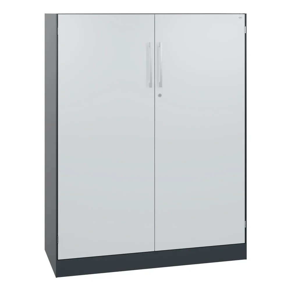 C+P Flügeltürenschrank Asisto, 3 OH, Breite 1.000 mm, anthrazitgrau, lichtgrau