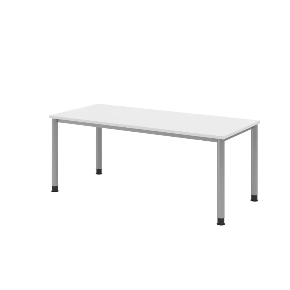 Schreibtisch Office Weiss Holz 180 cm - Material: Holzwerkstoff - Schreibtisch