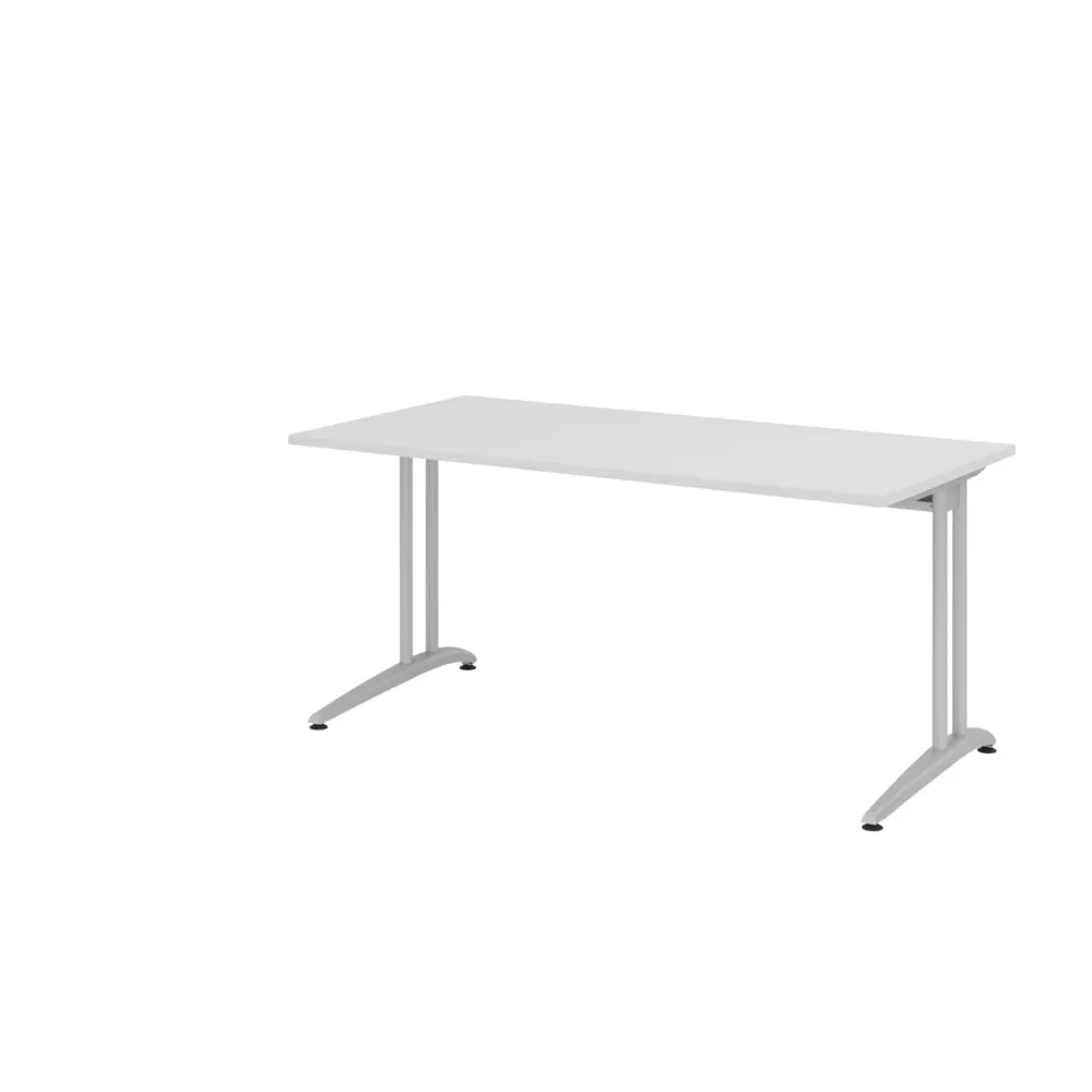 Hammerbacher Schreibtisch VBS16/5 Lichtgrau 1.600 x 800 x 720 mm
