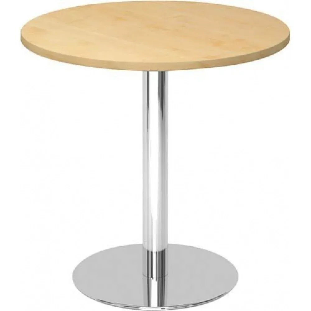 Besprechungstisch Office Holz 80 cm - Farbe: Ahorn Dekor - Material: Holzwerkstoff - Besprechungstisch