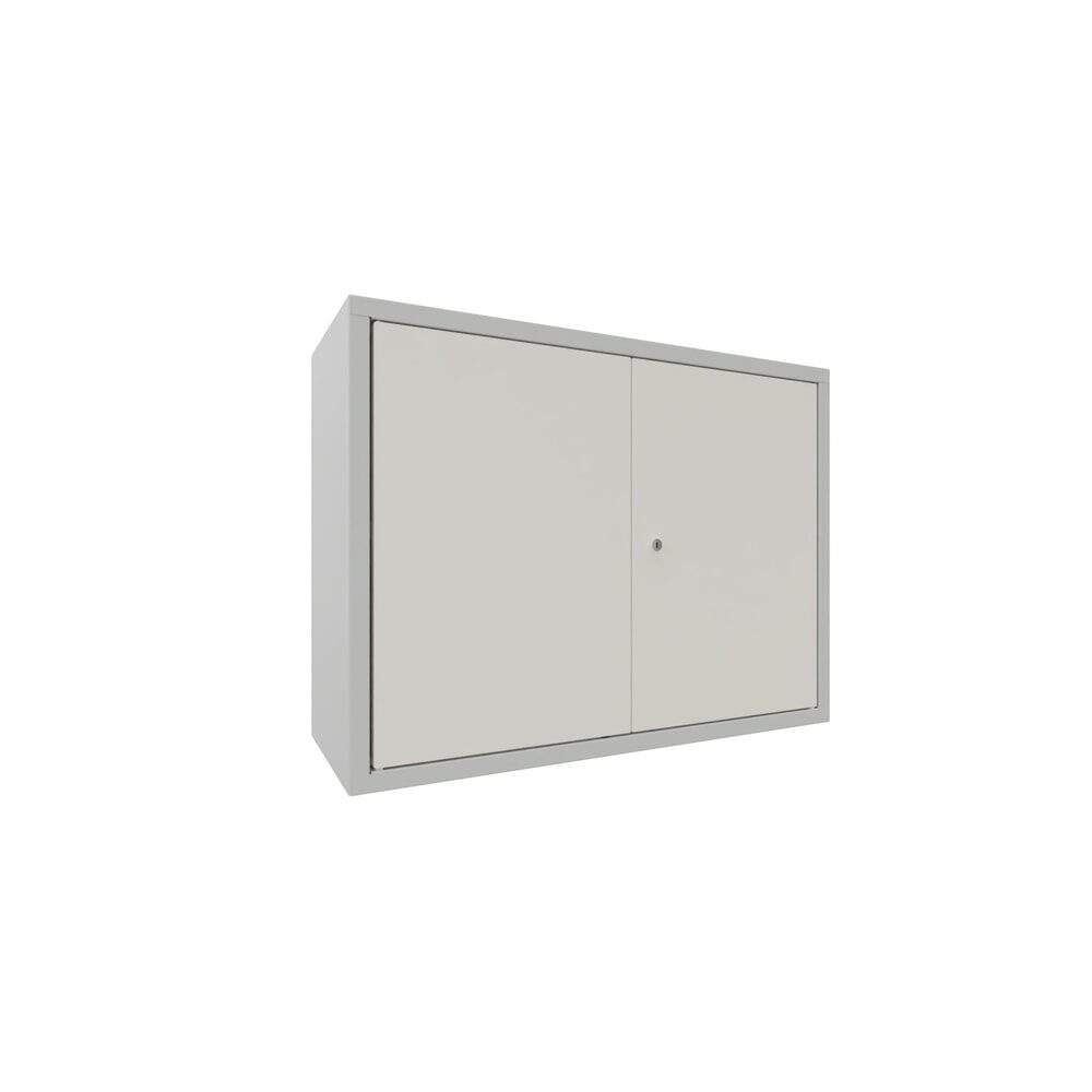 PAVOY Hängeschrank, HxBxT 600 x 800 x 300 mm, reinweiss, lichtgrau