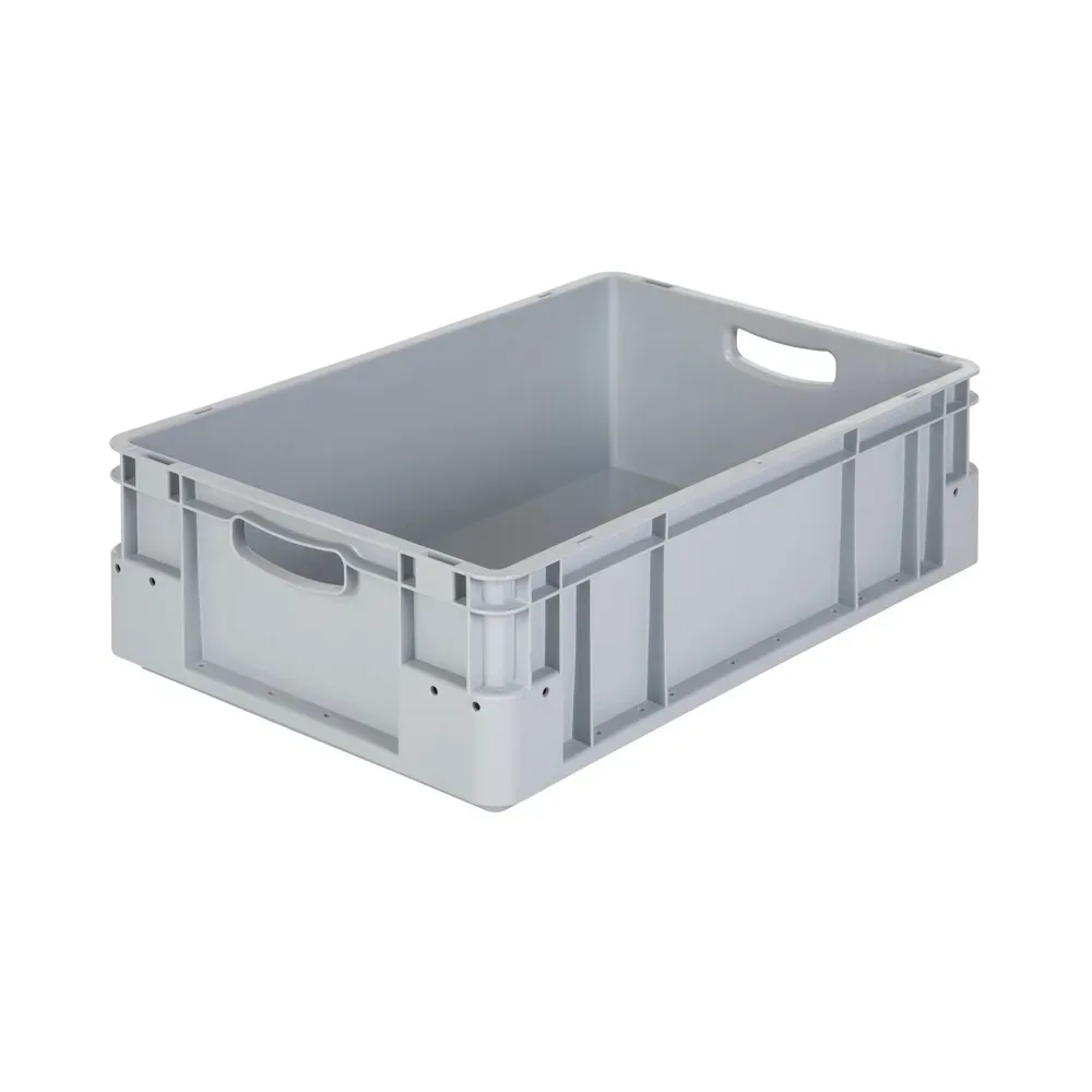 Alpha Eurobox Premium aus PP mit geschlossenen Wänden, HxBxT 220 x 800 x 600 mm, grau