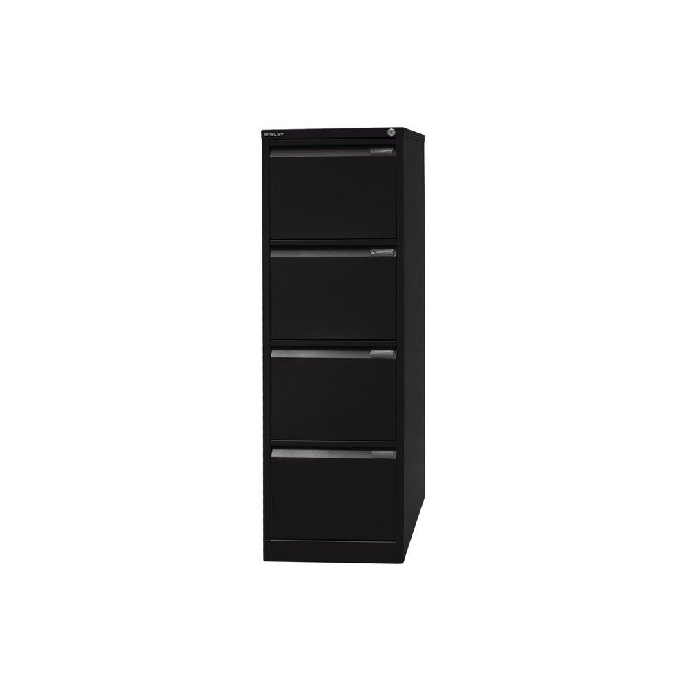 BISLEY Hängeregistraturschank, 1-bahnig, 3 Schubladen, schwarz