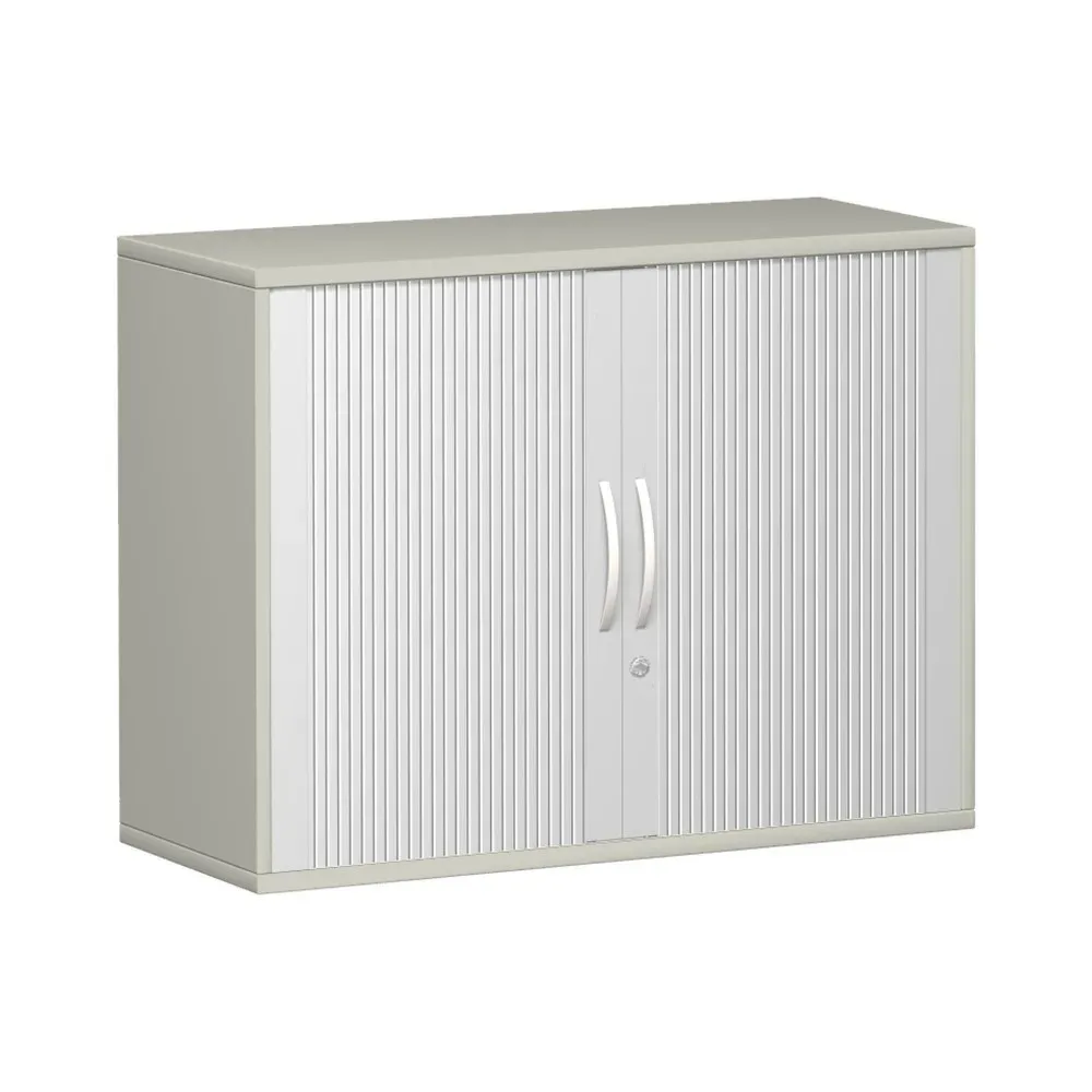 Geramöbel Querrollladenschrank Profi, 2 OH, Breite 1.000 mm, lichtgrau