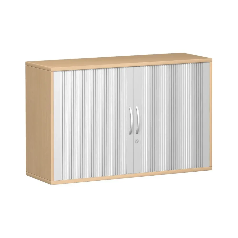 Geramöbel Querrollladenschrank Profi, 2 OH, Breite 1.200 mm, Buche