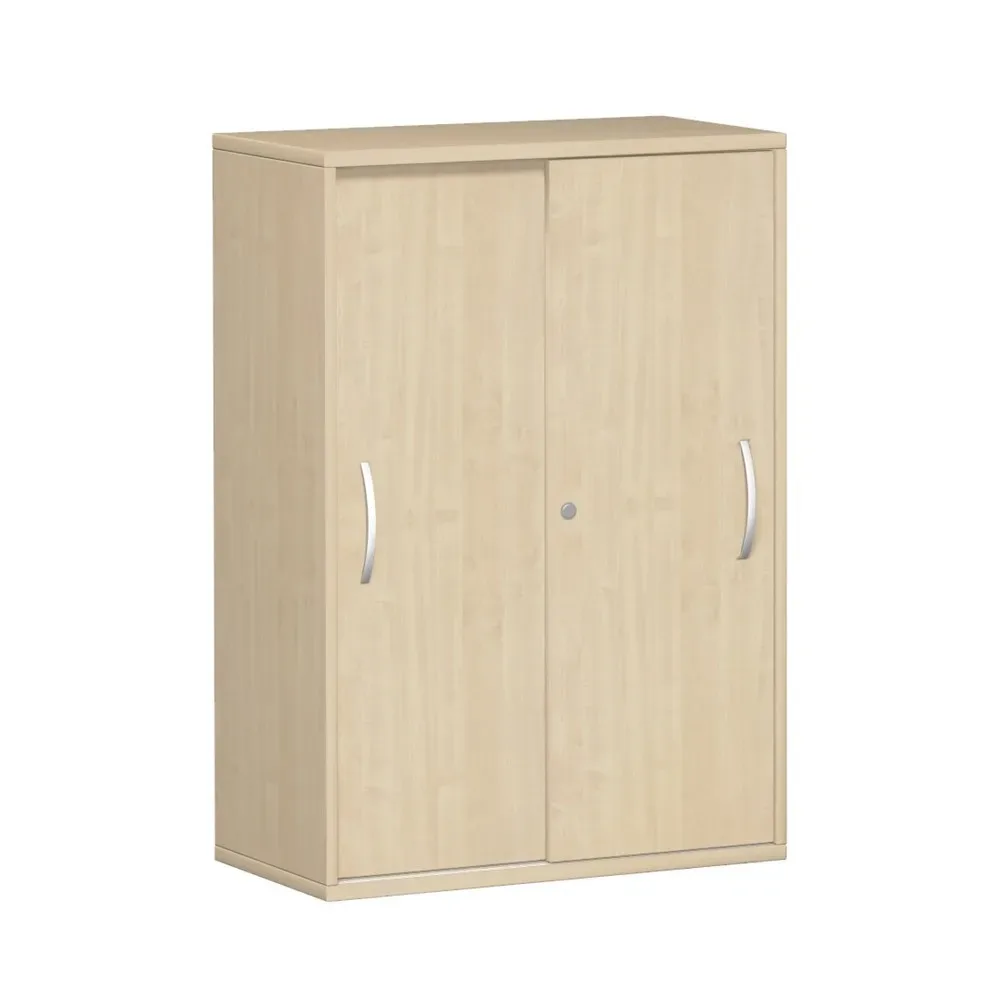 Geramöbel Schiebetürschrank Profi, 3 OH, Breite 800 mm, Ahorn