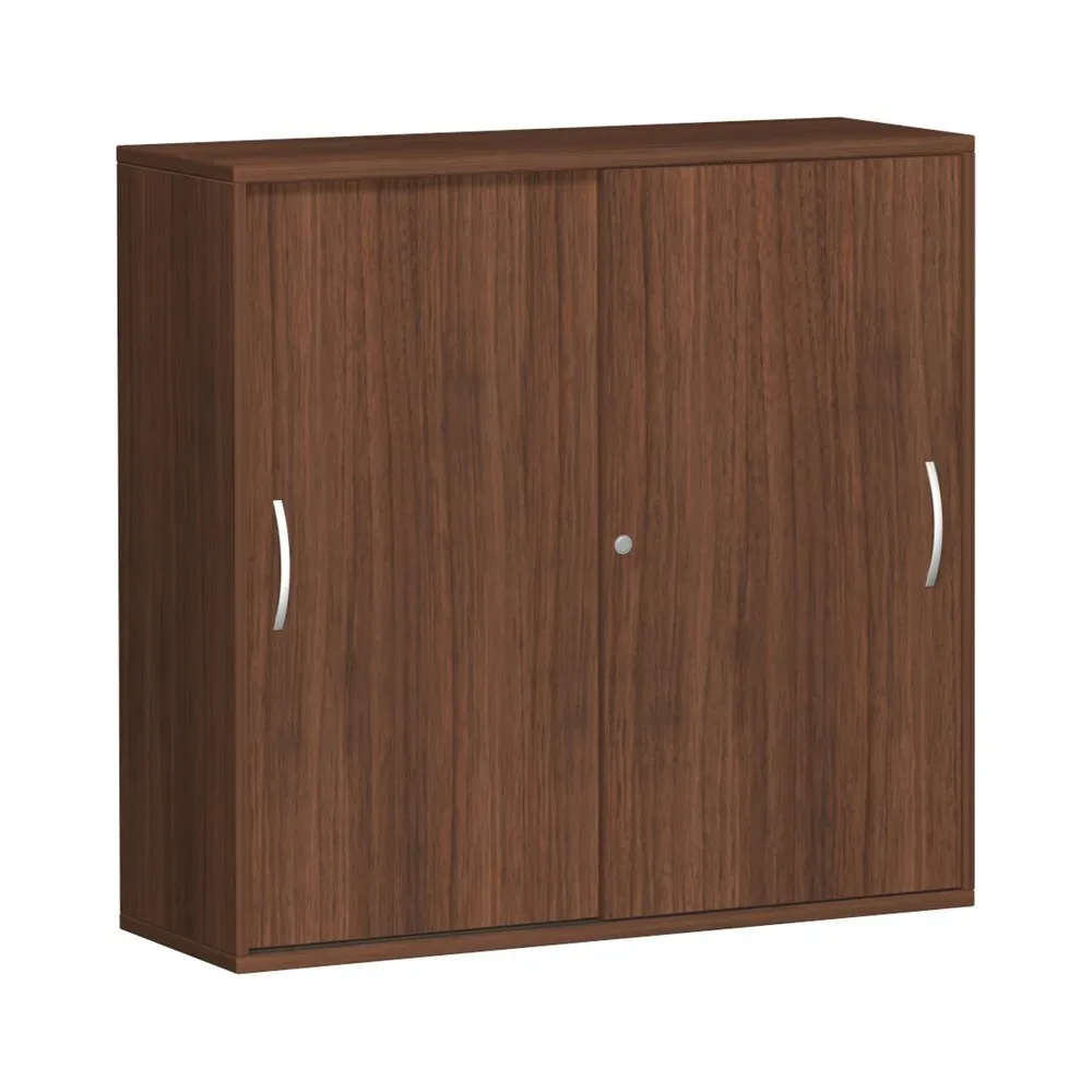 Geramöbel Schiebetürschrank Profi, 3 OH, Breite 1.200 mm, Nussbaum