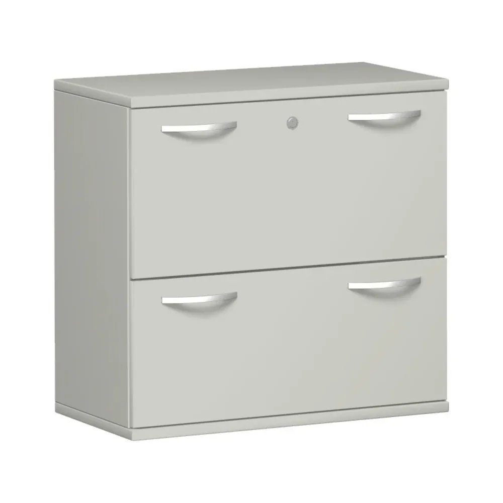 Geramöbel Hängeregistraturschrank Profi, 2-bahnig, 2 Schubladen, lichtgrau