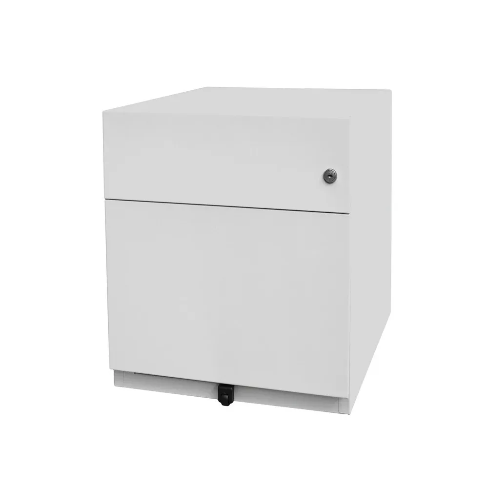 Rollcontainer Note? mit Hängeregister und Schublade, HxBxT 495 x 420 x 565 mm, lichtgrau