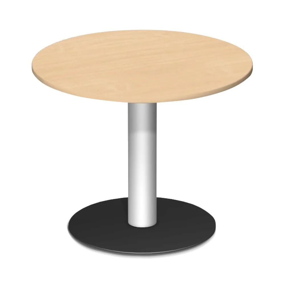 Geramöbel Säulentisch mit Tellerfuss, ØxH 900 x 720 mm, Buche