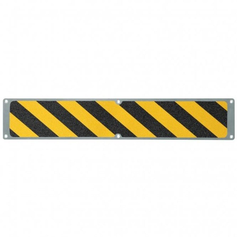 Anti-Rutschplatte, schwarz-gelb, LxB 635 x 114 mm