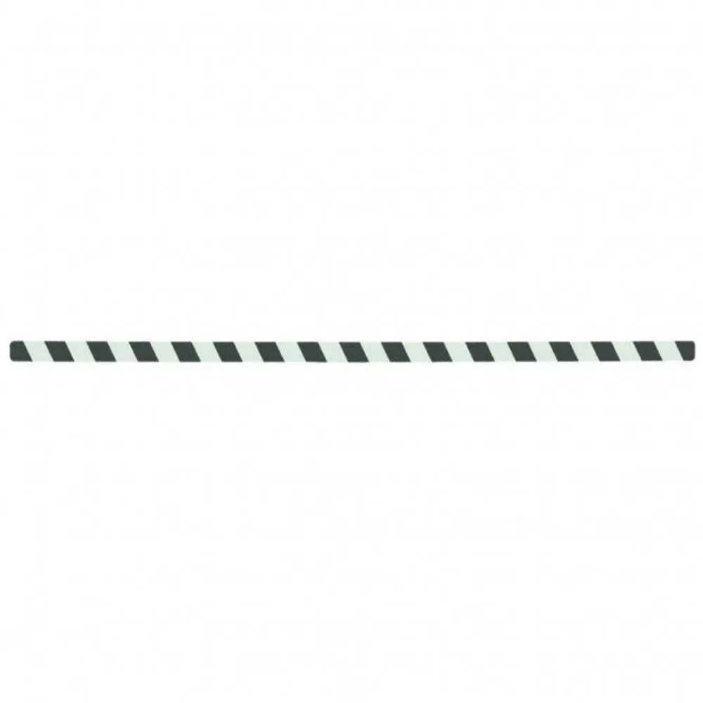 Mehlhose m2-Antirutschbelag? nachleuchtend-schwarz, 10 Stk, LxB 25 x 1.000 mm