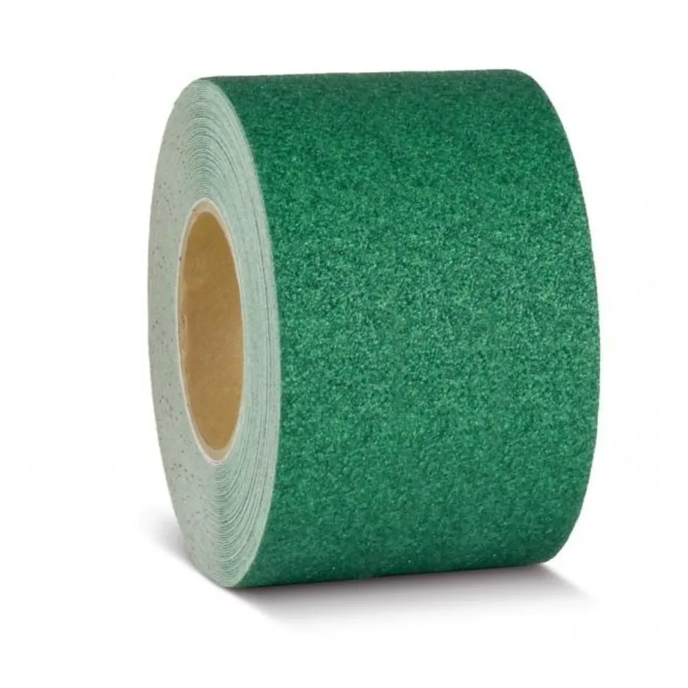 Mehlhose m2-Antirutschbelag? Warnmarkierung, Rolle, Breite 100 mm, grün