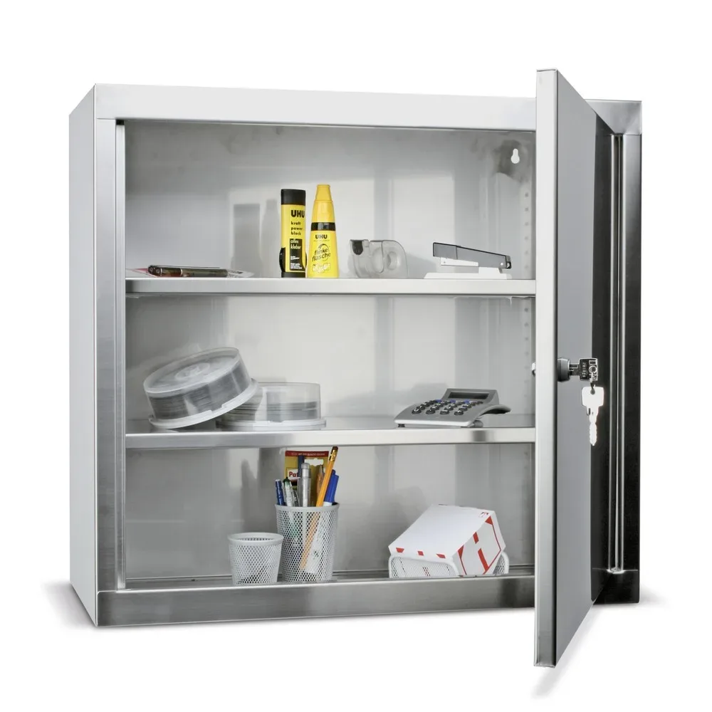 Hängeschrank aus Edelstahl, HxBxT 600 x 650 x 320 mm
