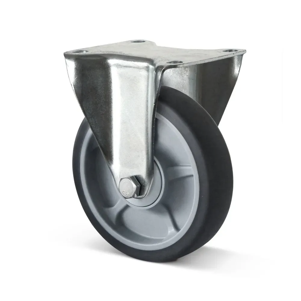 Bockrolle TPE, spurlos, ØxB 160 x 40 mm, TK 205 kg